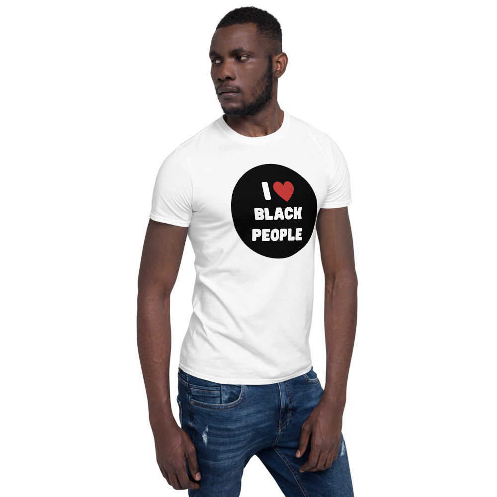 I Love Heart Pelicans Black Ladies T-Shirt (White Print)-US Size 4