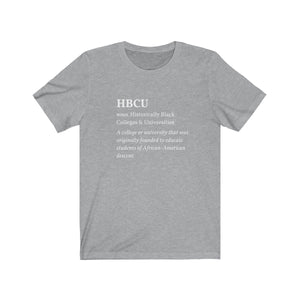 HBCU Definition Unisex Short Sleeve  T-Shirt