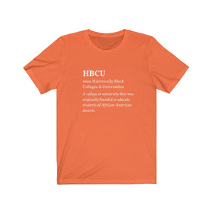 HBCU Definition Unisex Short Sleeve  T-Shirt