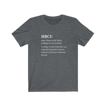 Load image into Gallery viewer, HBCU Definition Unisex Short Sleeve  T-Shirt